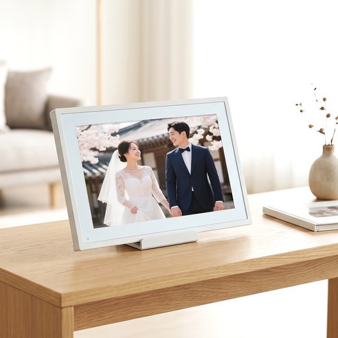 카멜 스마트 클라우드 디지털액자, CEC1010W, 화이트 실물 제품 사진 6