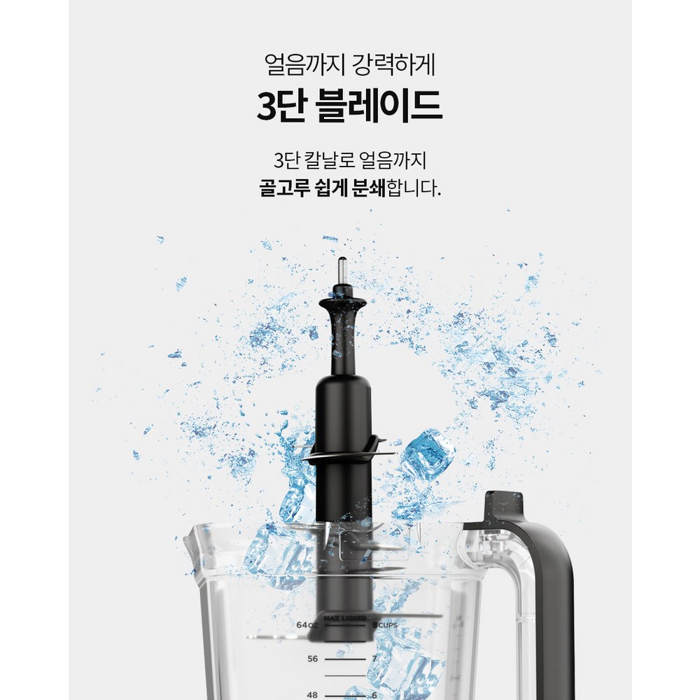 닌자 블렌더 BR201KR, 1200W·2.1L가 필요한 사람 6 닌자 프로페셔널 블렌더 2.0, BR201KR 실물 제품 사진 6