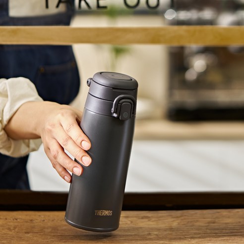 써모스 텀블러 JOS-550K, 550ml 루프형의 장단점 3 써모스 캐리 루프 원터치 텀블러 JOS-550K, 써모스 JOS-550K-블랙 BK, 550ml, 1개 실물 제품 사진 3