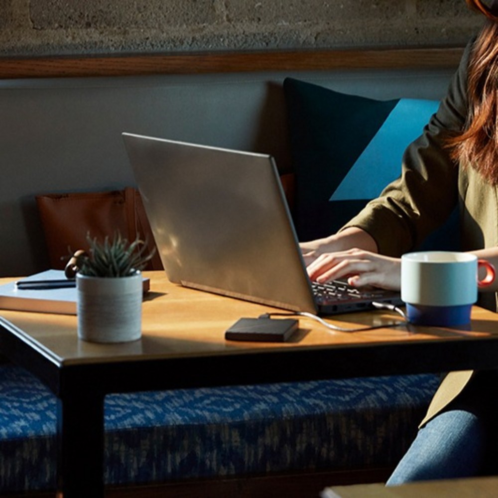외장 하드 WD My Passport 5TB, 대용량 백업용일까 4 WD My Passport 휴대용 외장하드 파우치, 5TB, 블랙 실물 제품 사진 4
