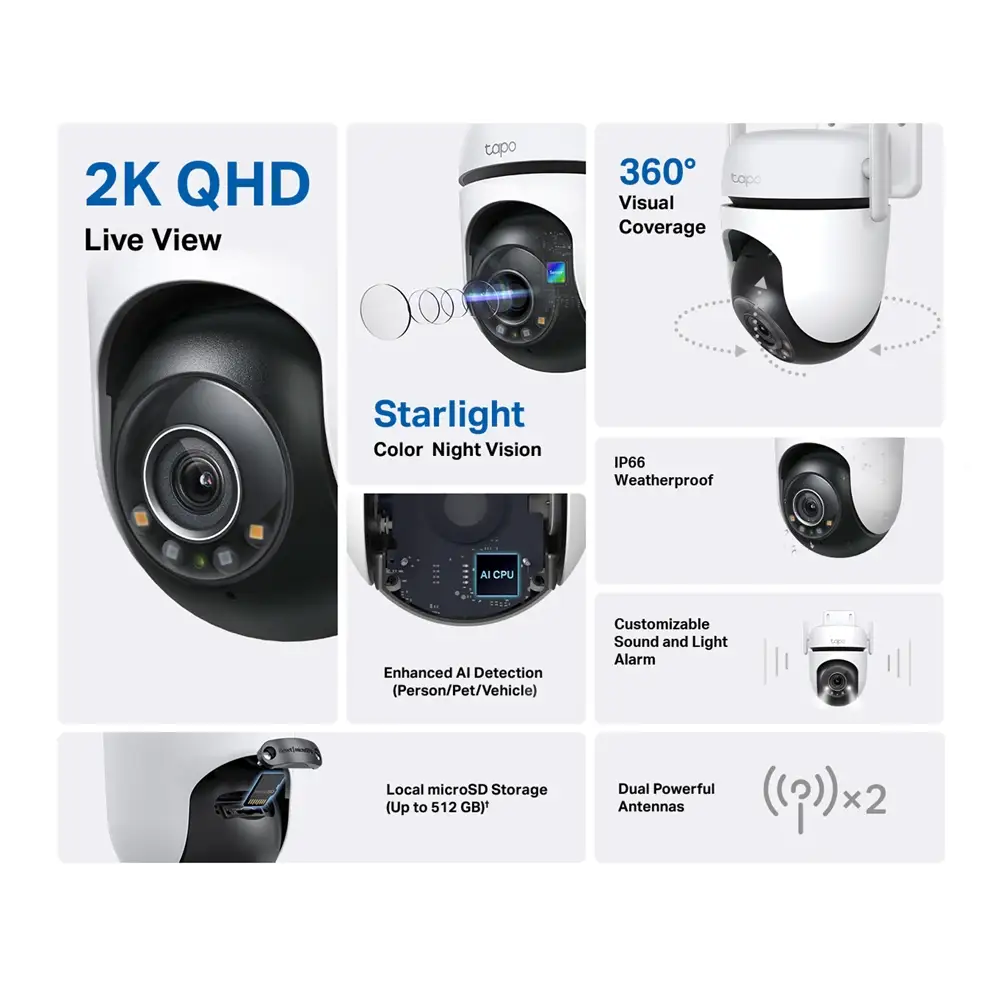 실외 CCTV 밤에도 컬러로? Tapo C520WS 선택 기준 4 TP-Link Tapo C520WS 실물 제품 사진 4