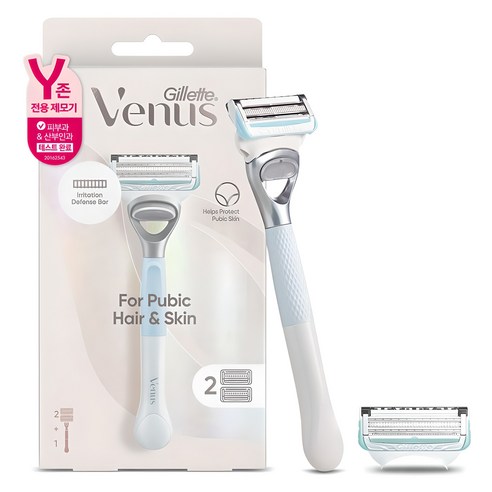 제모기 Venus Y존 면도기, 2중날·피부 관리 체크